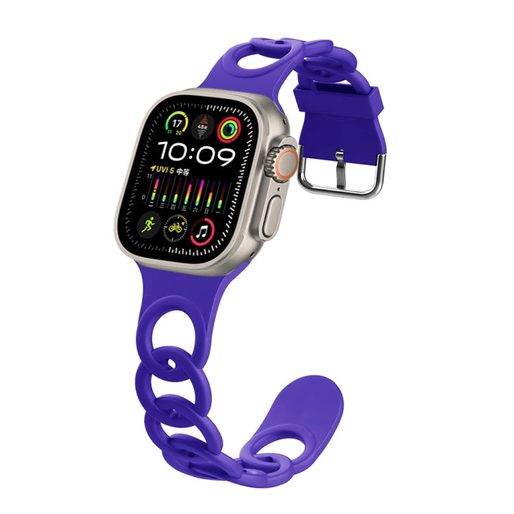 For Apple Watch Ultra 2 49mm Donut Hollow Silicone Watch Band