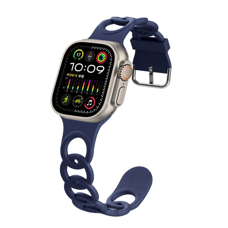 For Apple Watch Ultra 2 49mm Donut Hollow Silicone Watch Band