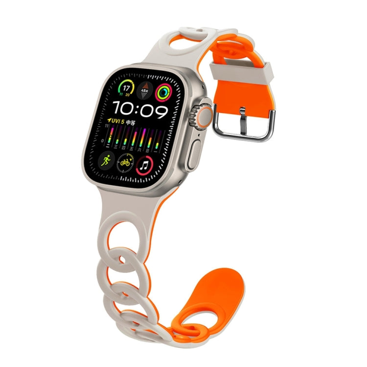 For Apple Watch Ultra 2 49mm Donut Hollow Silicone Watch Band