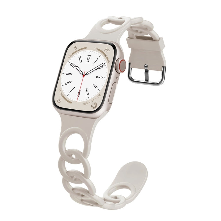 For Apple Watch Series 9 41mm Donut Hollow Silicone Watch Band
