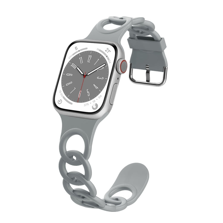 For Apple Watch Series 9 41mm Donut Hollow Silicone Watch Band