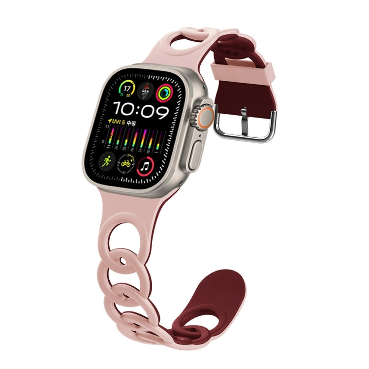 For Apple Watch Ultra 49mm Donut Hollow Silicone Watch Band