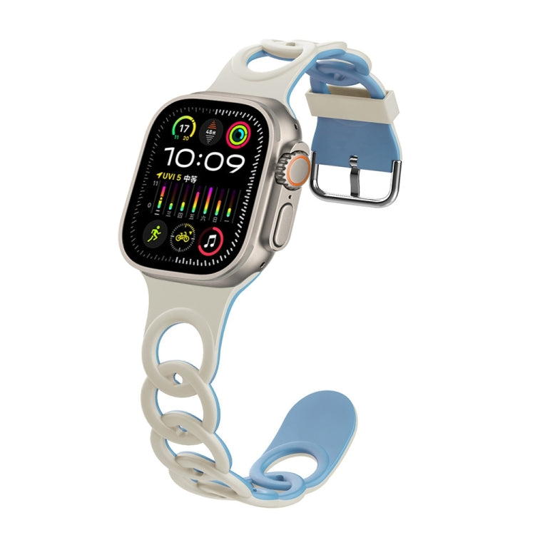 For Apple Watch Ultra 49mm Donut Hollow Silicone Watch Band