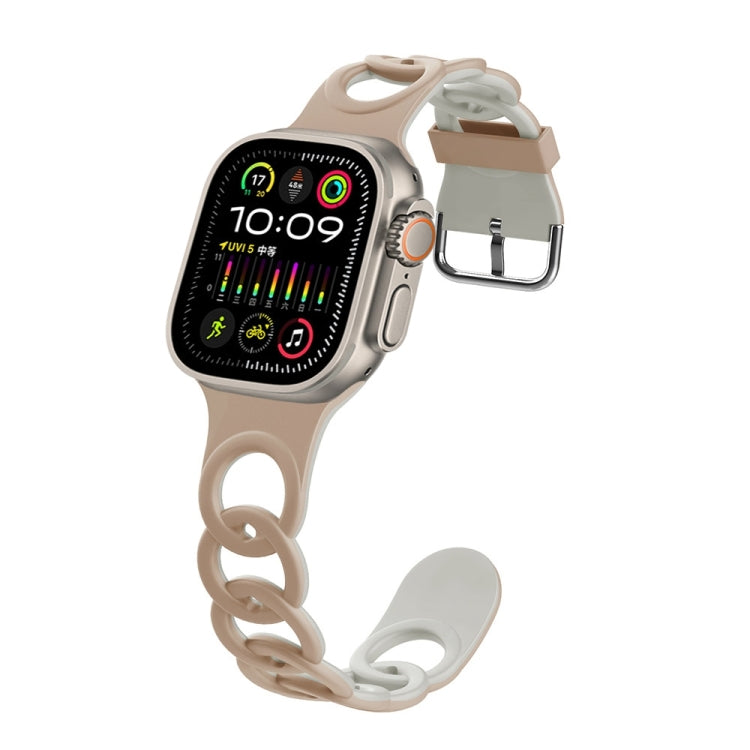 For Apple Watch Ultra 49mm Donut Hollow Silicone Watch Band