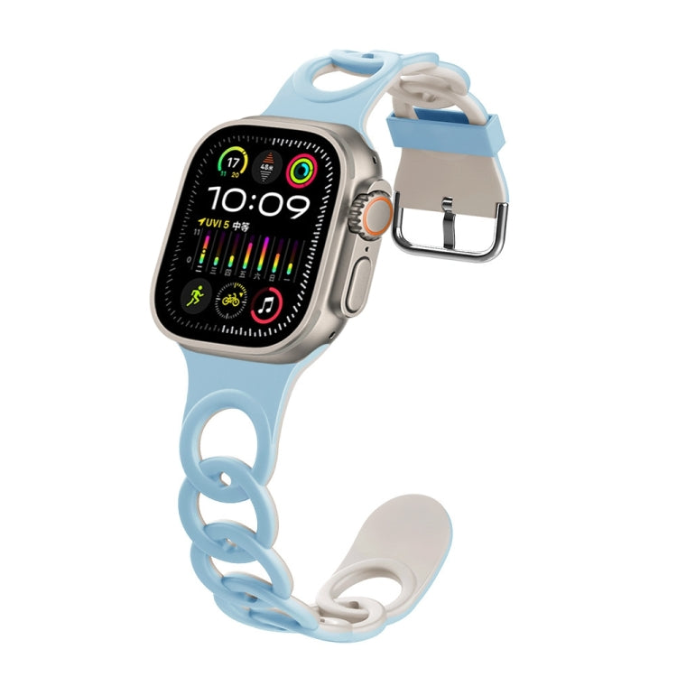 For Apple Watch Ultra 49mm Donut Hollow Silicone Watch Band