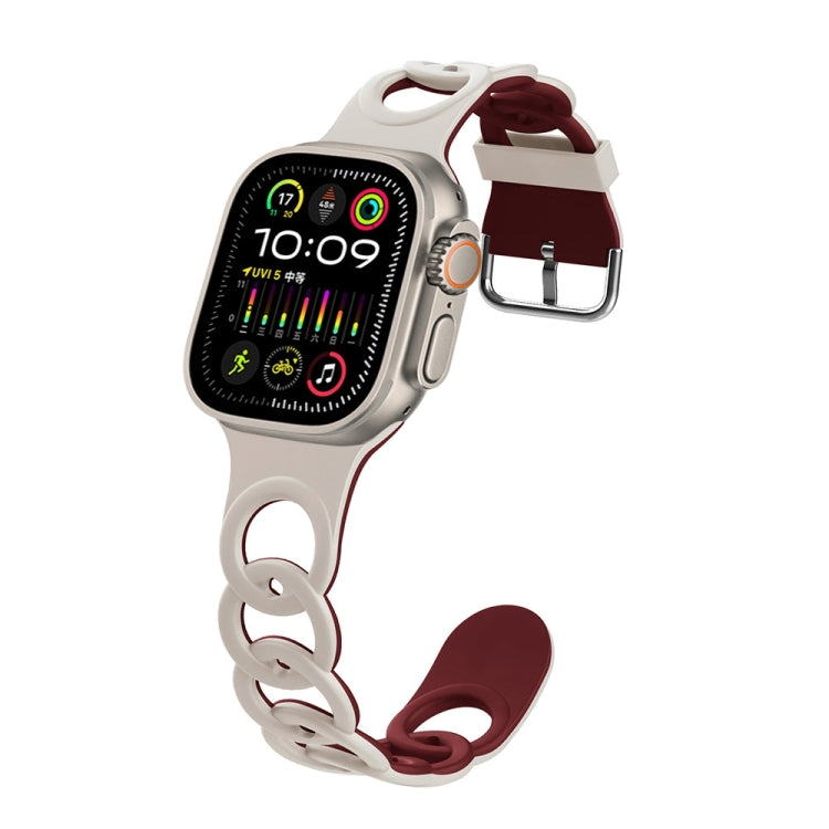 For Apple Watch Ultra 49mm Donut Hollow Silicone Watch Band