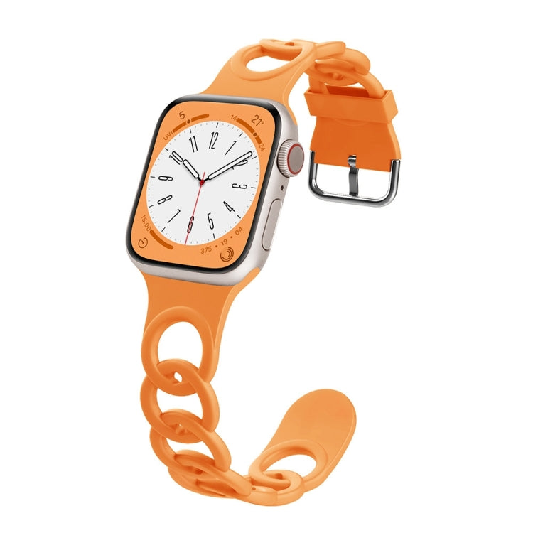 For Apple Watch SE 44mm Donut Hollow Silicone Watch Band