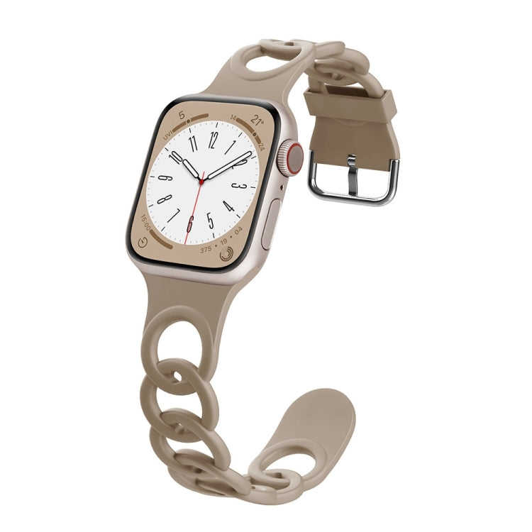 For Apple Watch SE 44mm Donut Hollow Silicone Watch Band