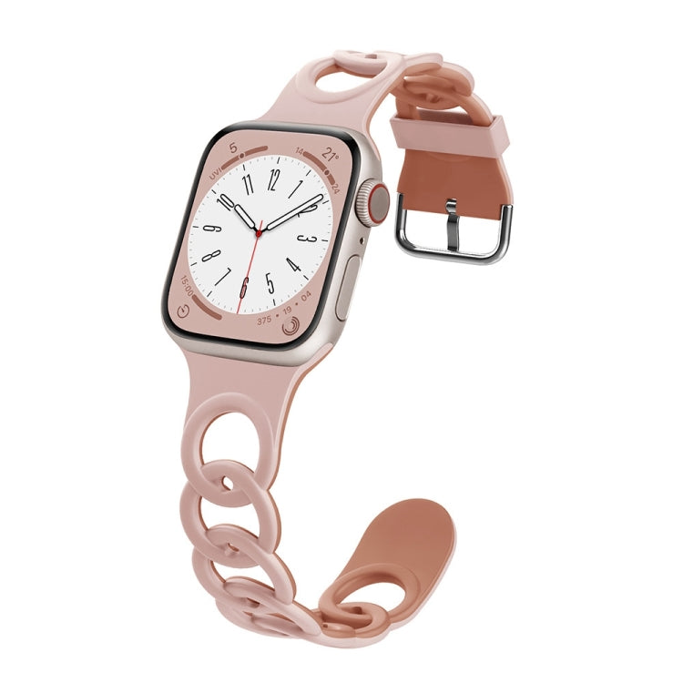 For Apple Watch SE 44mm Donut Hollow Silicone Watch Band