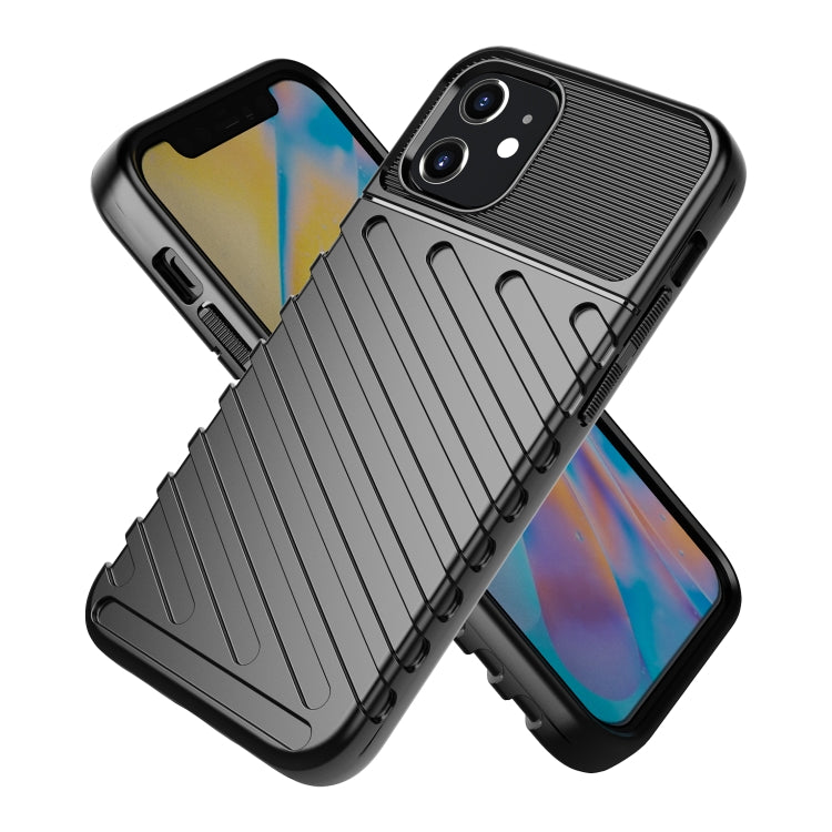 For iPhone 12 mini Thunderbolt Shockproof TPU Soft Case(Green)