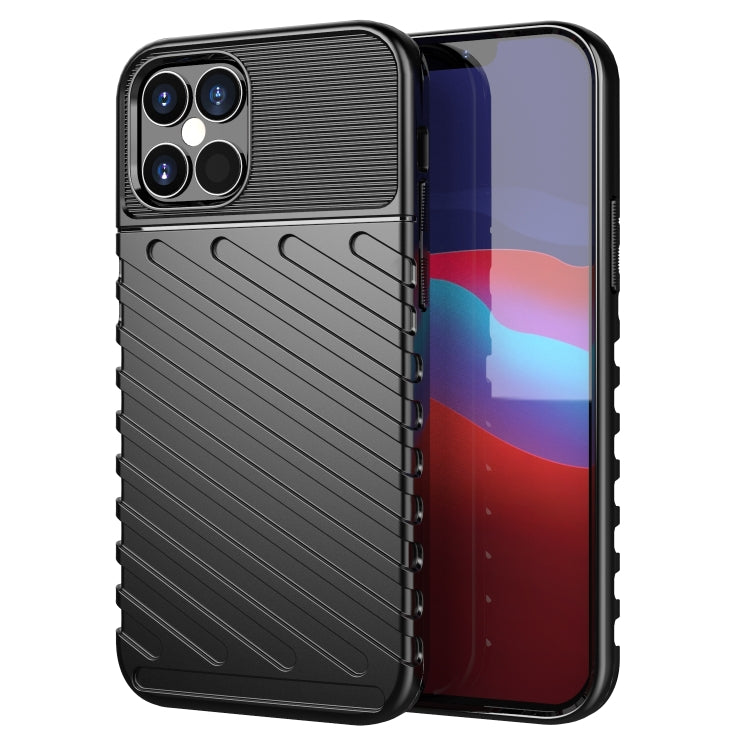 For iPhone 12 / 12 Pro Thunderbolt Shockproof TPU Soft Case