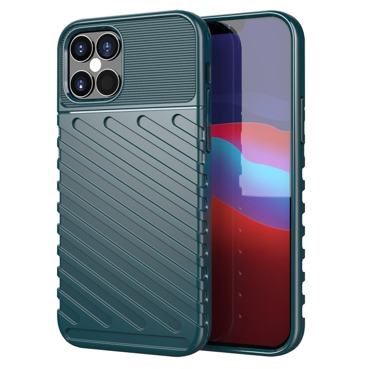 For iPhone 12 / 12 Pro Thunderbolt Shockproof TPU Soft Case