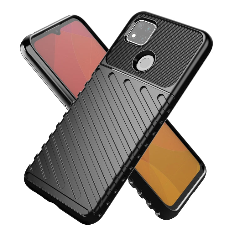 For Xiaomi Redmi 9C Thunderbolt Shockproof TPU Soft Case(Green)