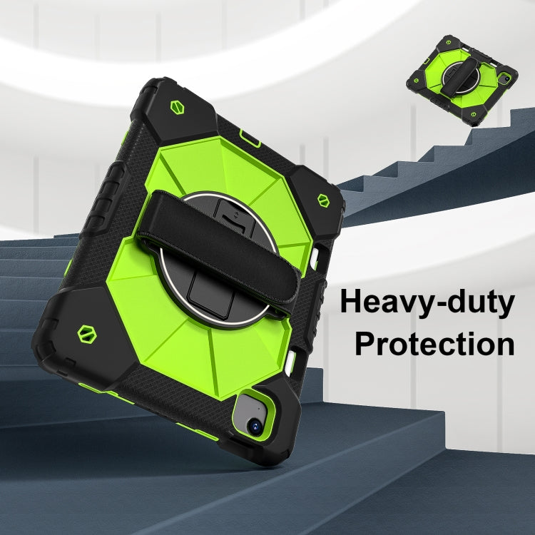 For iPad Air 11 2026 / 2025 / 2024 Contrast Color Robot Silicone Hybrid PC Tablet Case