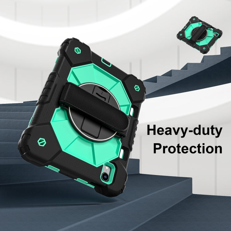 For iPad mini 2024 / mini 6 Contrast Color Robot Silicone Hybrid PC Tablet Case