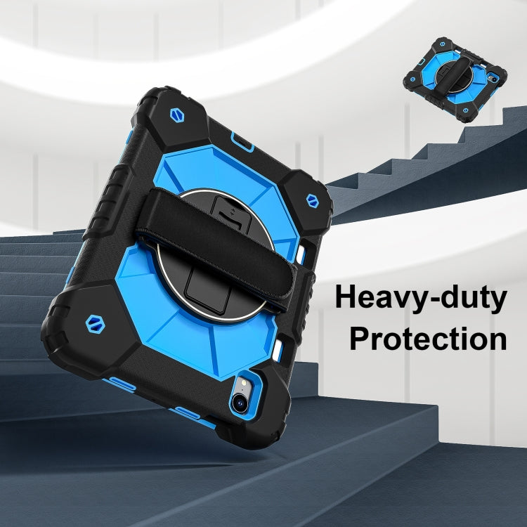 For iPad mini 2024 / mini 6 Contrast Color Robot Silicone Hybrid PC Tablet Case