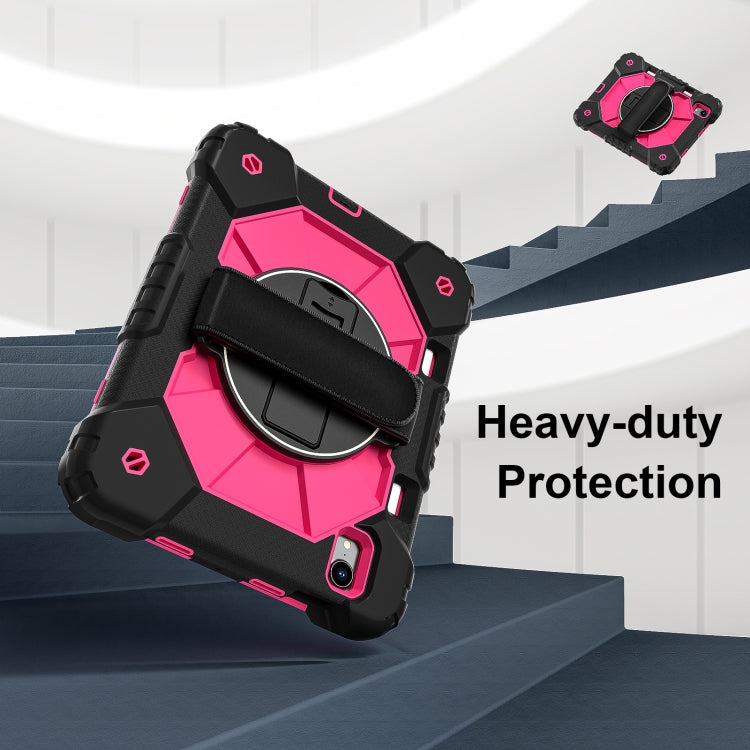 For iPad mini 2024 / mini 6 Contrast Color Robot Silicone Hybrid PC Tablet Case