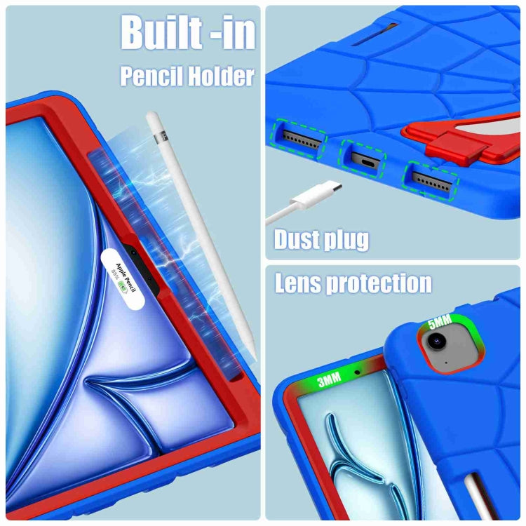 For iPad Air 11 2026 / 2025 / 2024 Silicone + PC Shockproof Protective Tablet Case