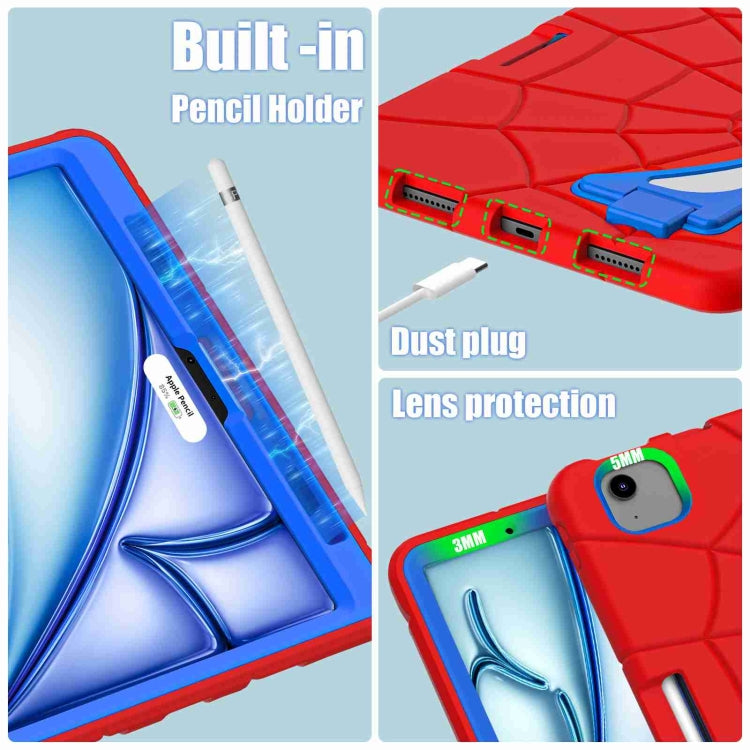 For iPad Air 11 2026 / 2025 / 2024 Silicone + PC Shockproof Protective Tablet Case