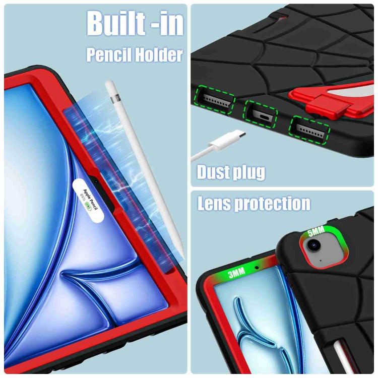 For iPad Air 11 2026 / 2025 / 2024 Silicone + PC Shockproof Protective Tablet Case
