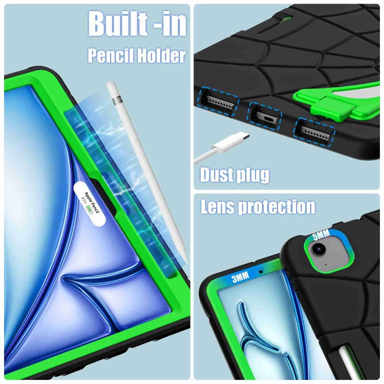 For iPad Air 11 2026 / 2025 / 2024 Silicone + PC Shockproof Protective Tablet Case