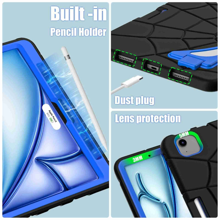 For iPad Air 11 2026 / 2025 / 2024 Silicone + PC Shockproof Protective Tablet Case