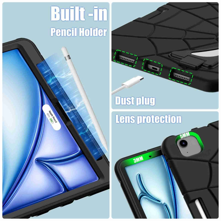 For iPad Air 11 2026 / 2025 / 2024 Silicone + PC Shockproof Protective Tablet Case