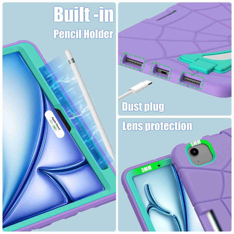 For iPad Air 11 2026 / 2025 / 2024 Silicone + PC Shockproof Protective Tablet Case