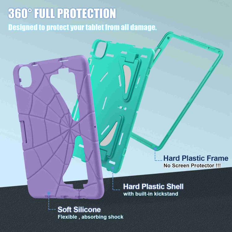 For iPad Air 11 2026 / 2025 / 2024 Silicone + PC Shockproof Protective Tablet Case