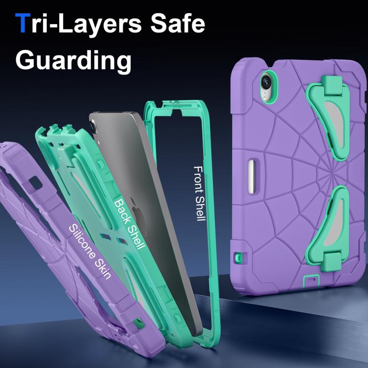 For iPad mini 2024 / mini 6 Silicone + PC Shockproof Protective Tablet Case