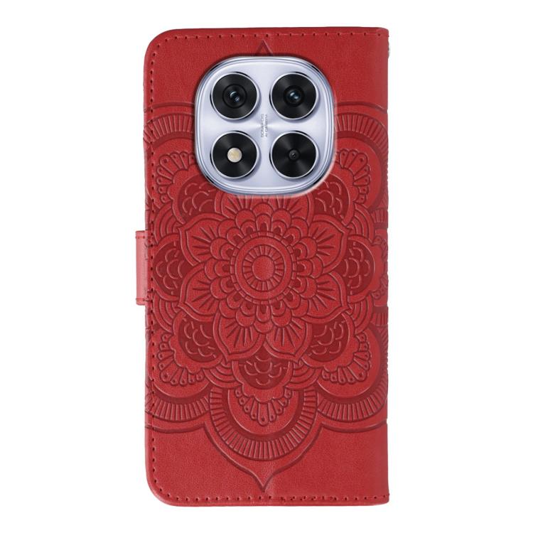 For Redmi Note 14 Pro 4G / 5G / Note 14 Pro+ Sun Mandala Embossing Pattern Phone Leather Case