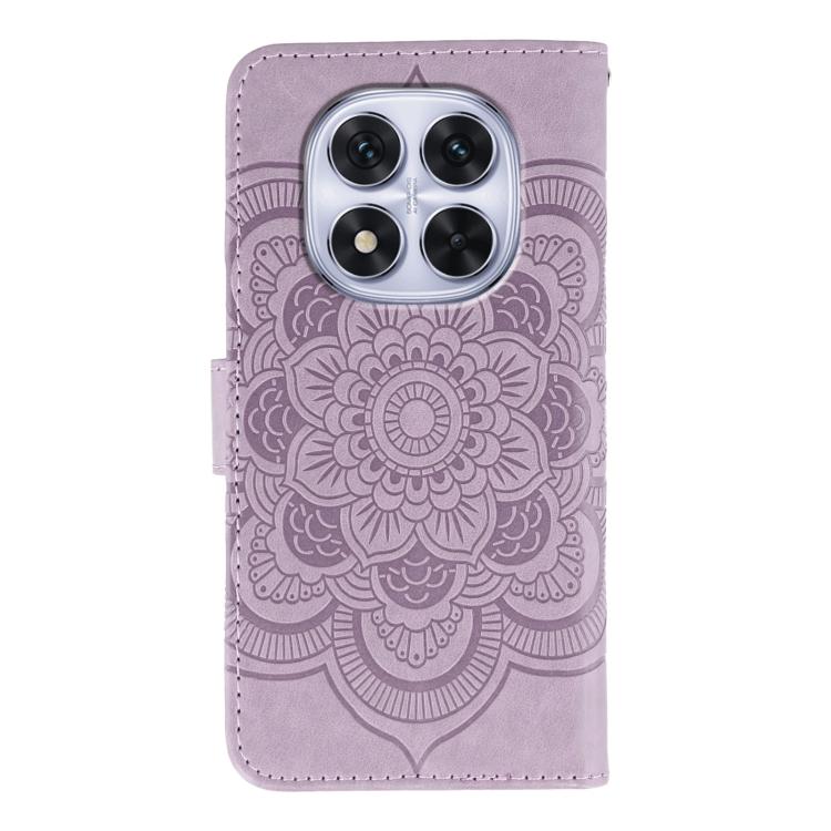 For Redmi Note 14 Pro 4G / 5G / Note 14 Pro+ Sun Mandala Embossing Pattern Phone Leather Case
