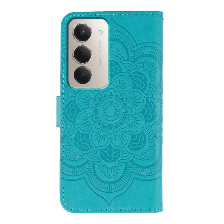 For Redmi 15 5G / 4G EU 171mm Sun Mandala Embossing Pattern Phone Leather Case
