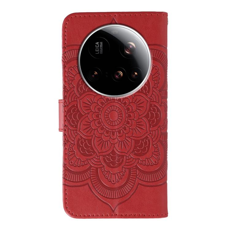 For Xiaomi 15 Ultra Sun Mandala Embossing Pattern Phone Leather Case