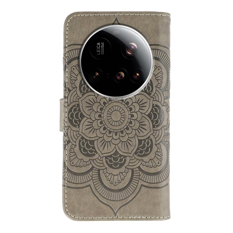 For Xiaomi 15 Ultra Sun Mandala Embossing Pattern Phone Leather Case