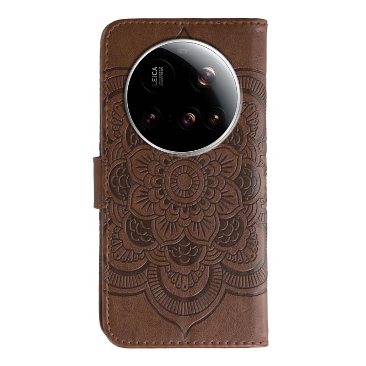 For Xiaomi 15 Ultra Sun Mandala Embossing Pattern Phone Leather Case