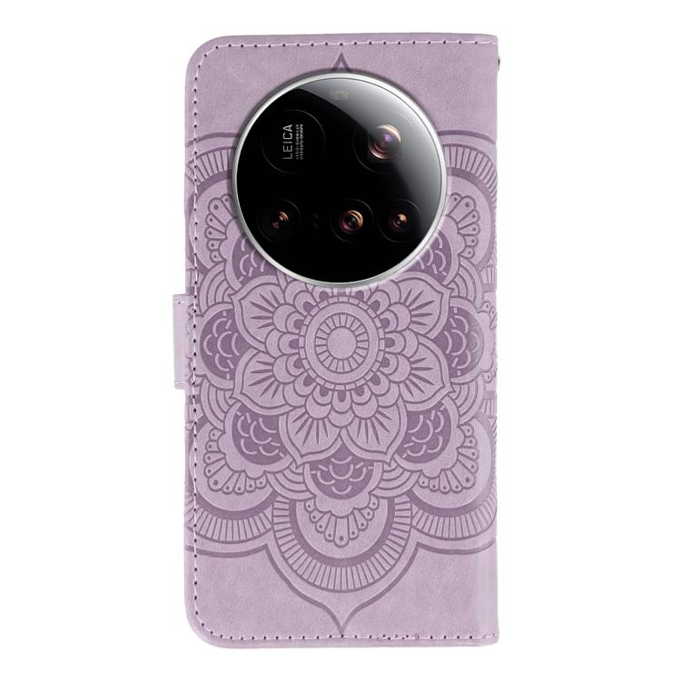 For Xiaomi 15 Ultra Sun Mandala Embossing Pattern Phone Leather Case