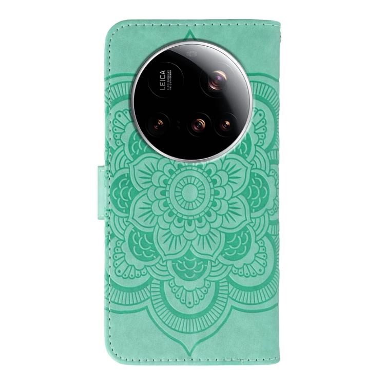 For Xiaomi 15 Ultra Sun Mandala Embossing Pattern Phone Leather Case
