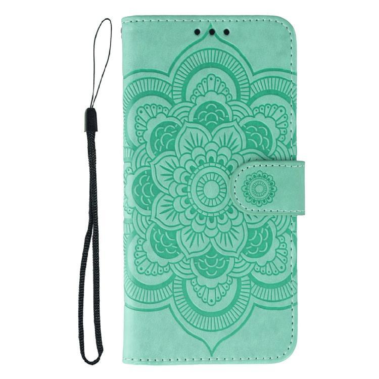 For Xiaomi Poco F7 Pro / Redmi K80 Sun Mandala Embossing Pattern Phone Leather Case