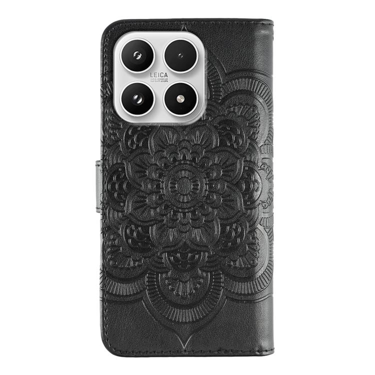 For Xiaomi 17 Sun Mandala Embossing Pattern Phone Leather Case