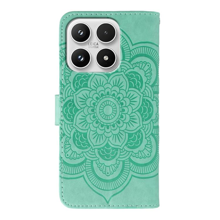 For Xiaomi 17 Sun Mandala Embossing Pattern Phone Leather Case