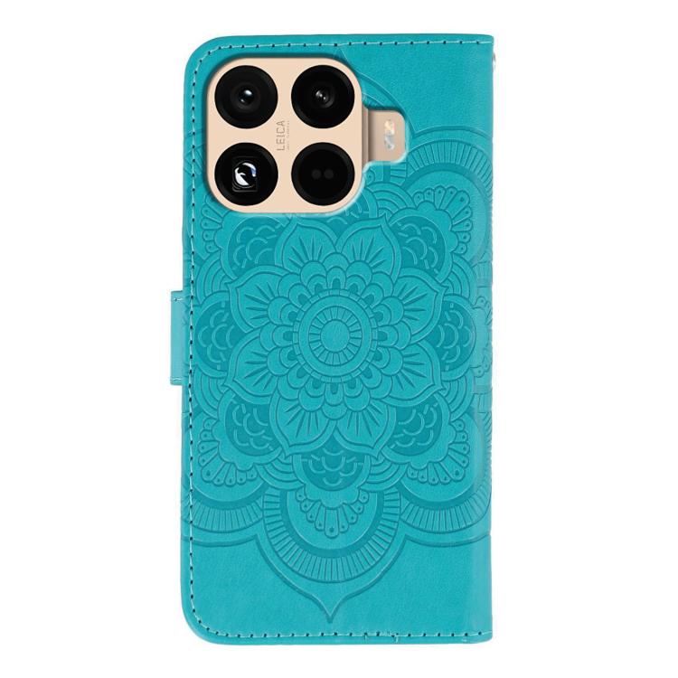 For Xiaomi 15T Pro 5G Sun Mandala Embossing Pattern Phone Leather Case