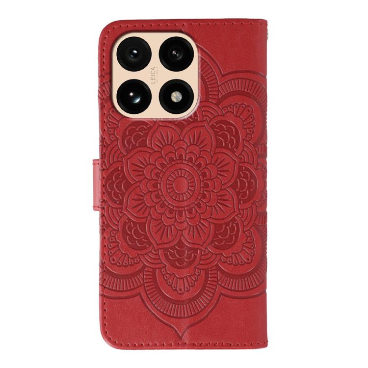 For Xiaomi 15T 5G Sun Mandala Embossing Pattern Phone Leather Case