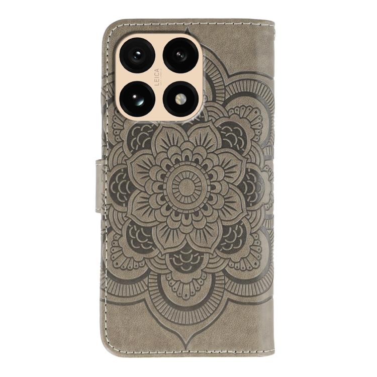 For Xiaomi 15T 5G Sun Mandala Embossing Pattern Phone Leather Case