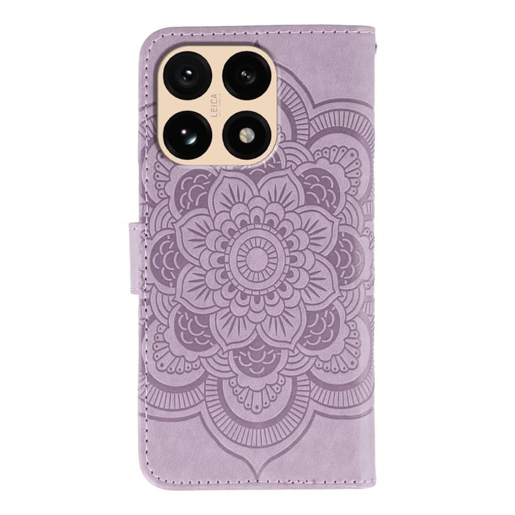 For Xiaomi 15T 5G Sun Mandala Embossing Pattern Phone Leather Case