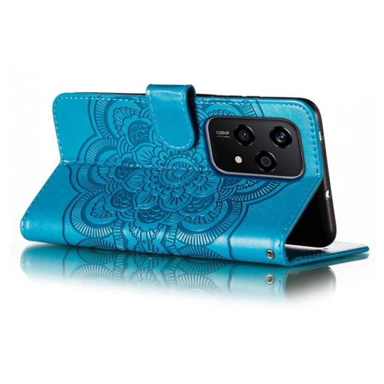 For Honor 200 Lite Global Sun Mandala Embossing Pattern Phone Leather Case