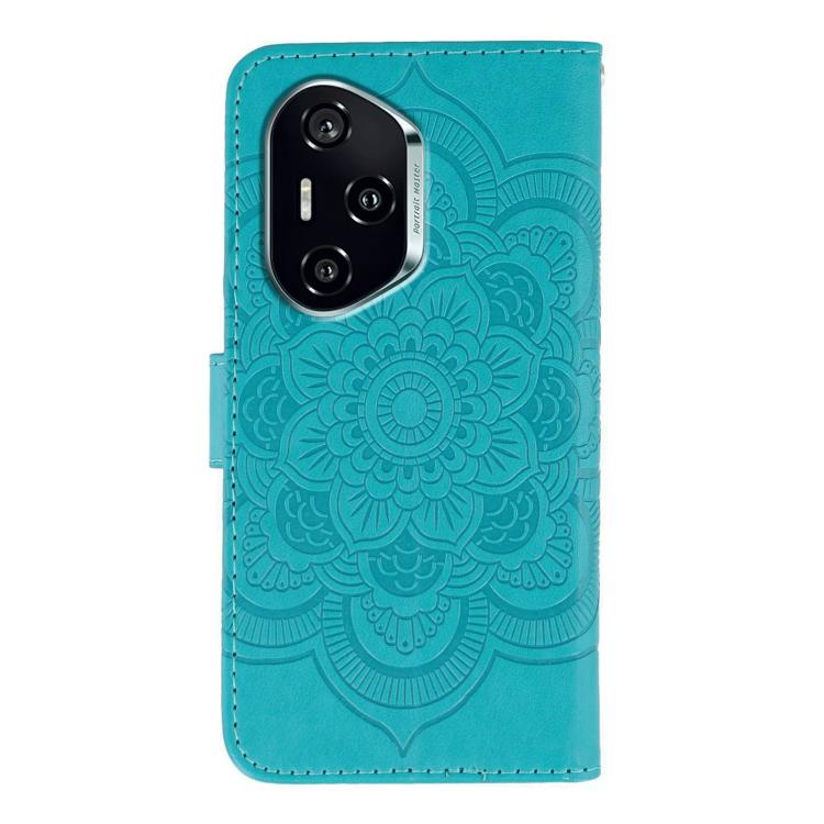 For Honor 400 Global 156.5mm Sun Mandala Embossing Pattern Phone Leather Case