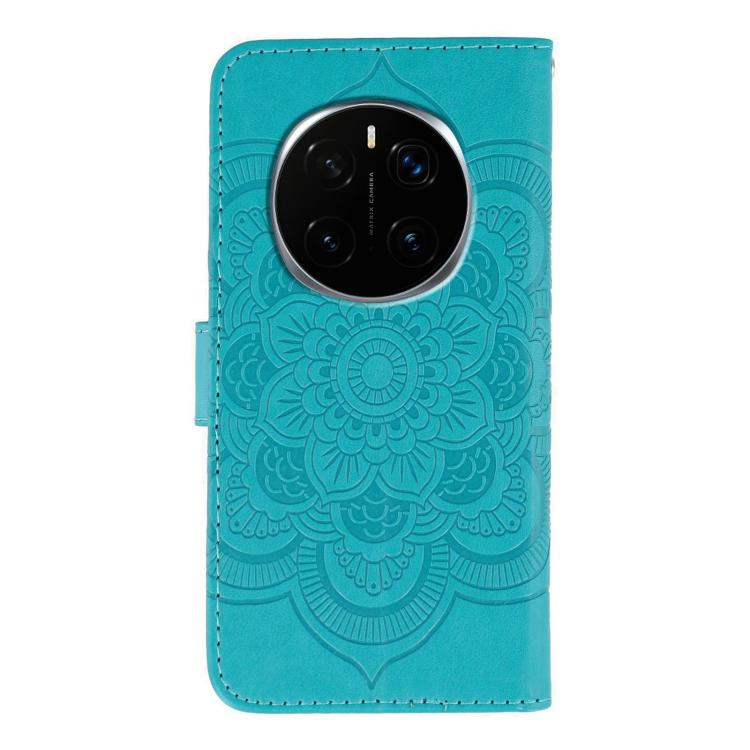 For Honor Magic7 Pro Sun Mandala Embossing Pattern Phone Leather Case