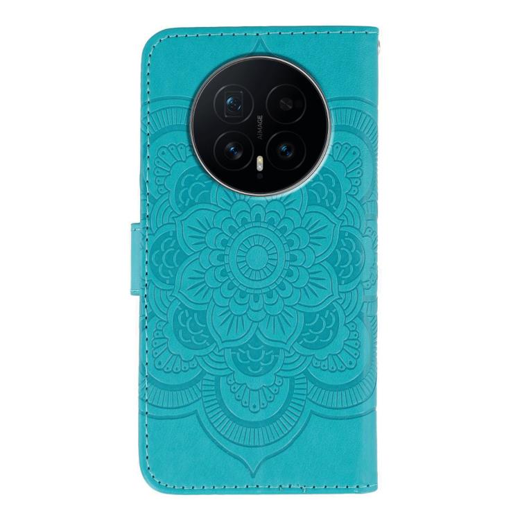 For Honor Magic8 Sun Mandala Embossing Pattern Phone Leather Case