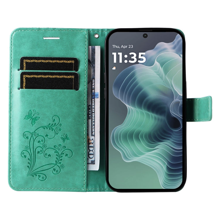 For Motorola Moto G35 3D Butterfly Embossed Pattern Flip Leather Phone Case